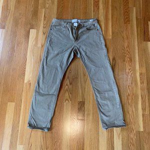 Paper Denim & Cloth Pants Stretch Khaki 32x30